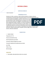 HISTORIA CLÍNICA de Valvulopatias Mitral, Tricuspide, Aortica y Pulmonar - (Thalia Gissela Regino Ospina)