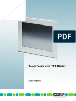 Touch Panels With TFT-Display: User Manual