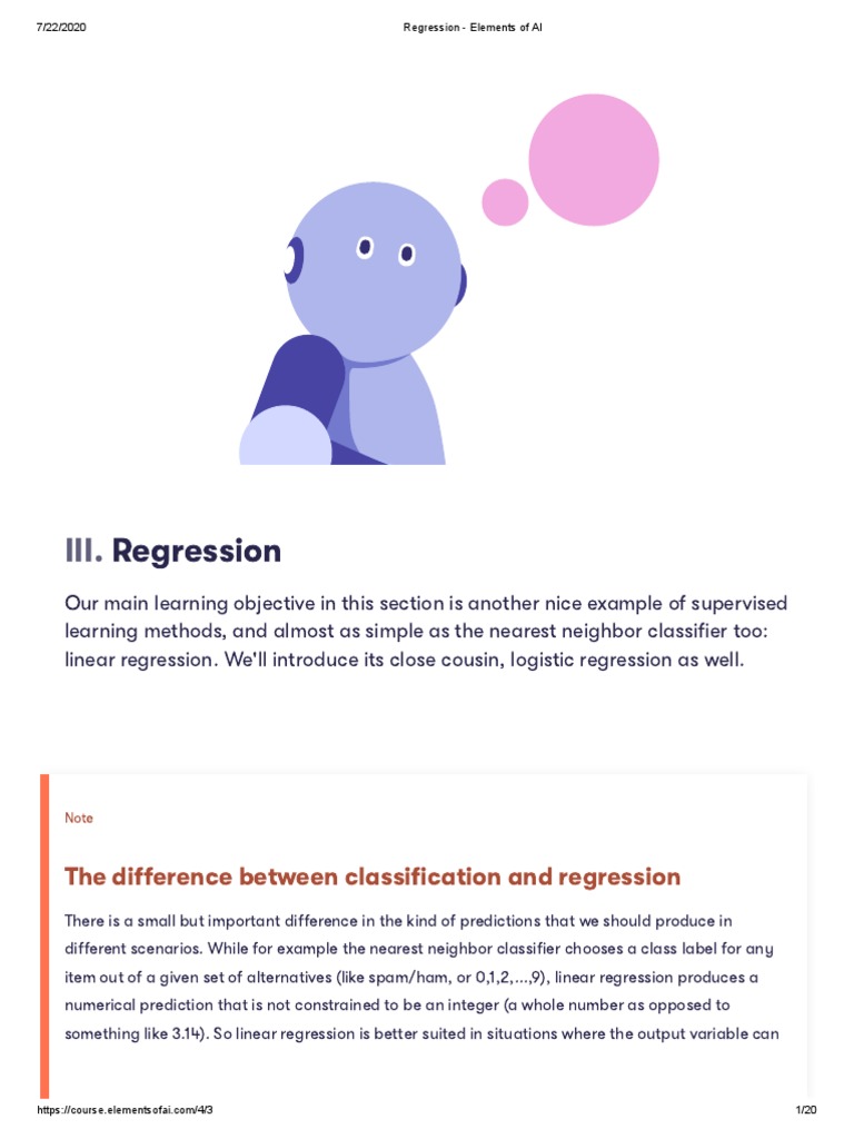 Understanding Linear Regression in AI | PDF | Regression Analysis ...