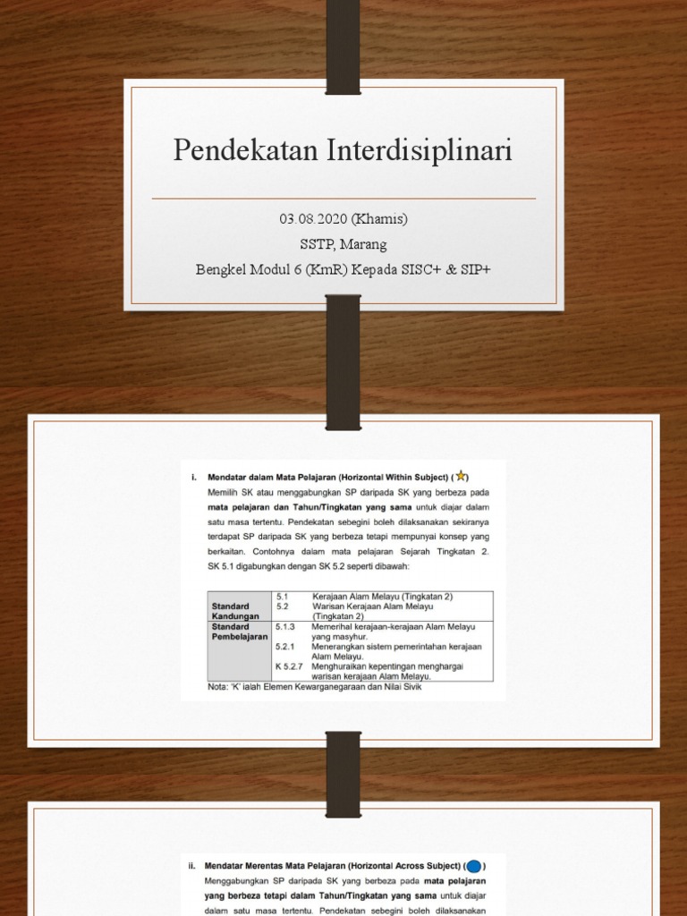 Pendekatan Interdisiplinari  PDF