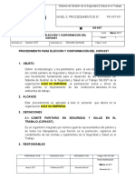 Procedimiento para Elección y Conformación Del Copasst