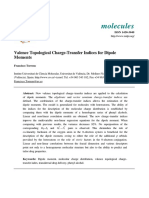 Molecules: Valence Topological Charge-Transfer Indices For Dipole Moments