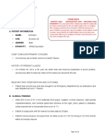 Traumatic Brain Injury Case Report