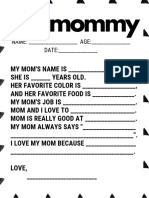 My Mom's Profile - A Child's Perspective