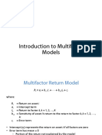 Multifactor Models PDF