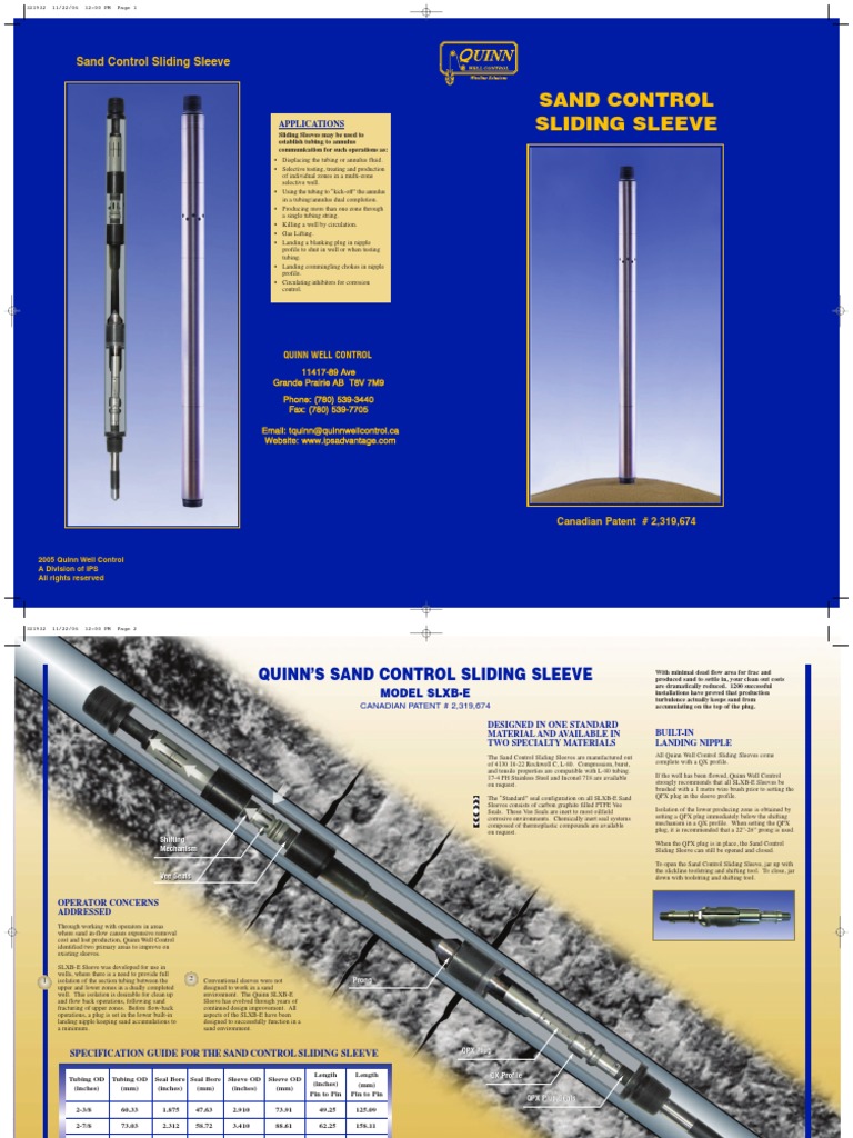 Sand Control Sliding Sleeve: An In-Depth Look at Quinn Well Control's ...