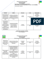 Cronograma Planes de Estudio y Criterios de Evaluación y Promoción
