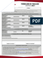 Formulario de Traslado 2021