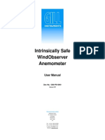 Intrinsically Safe Windobserver Anemometer: User Manual
