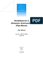 Windobserver Ii Ultrasonic Anemometer (Pipe Mount) : User Manual