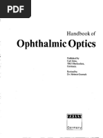 Ophthalmic Optics: Handbook of