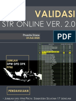 Materi 2 Validasi STR Online - Sumsel - 190720 PDF