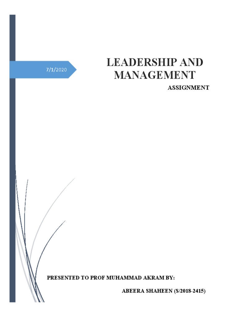 Leadership vs Management Explained | PDF | Transformational Leadership ...