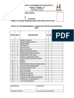 CHECK LIST Herramientas ED