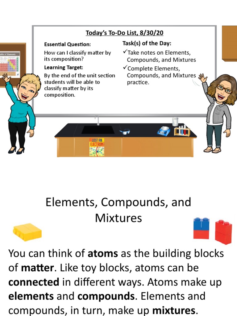 Classifying Matter: Elements, Compounds, Mixtures | PDF