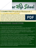 Course Title Description and Objectives PDF