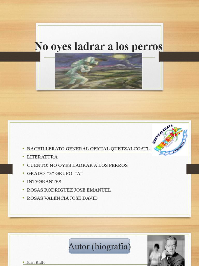 No Oyes Ladrar A Los Perros PDF