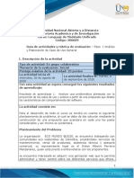 Guía de Actividades y Rúbrica de Evaluación - Paso 1 - Análisis y Elaboración de Caso de Uso General