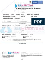 Resultado COVID-19 negativo Miguel Martínez