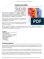 Membrana Semipermeable - Wikipedia, La Enciclopedia Libre PDF
