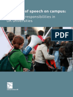 Freedom of Speech On Campus PDF