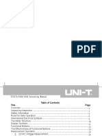 UT207A 209A Manual PDF