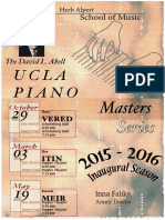 UCLA Herb Alpert School of Music Piano Recital Series