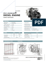 Mitsubishi - Commercial Spec Sheets - Industrial Engine - Variable Speed - S3L2-Z564SP