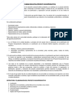 Estructura y Elaboración Del Proyecto Socioproductivo PDF
