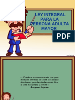 Ley Integral para La Persona Adulto Mayor