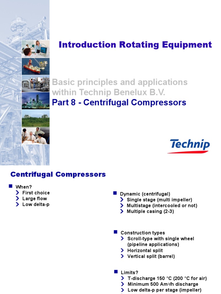 Centrifugal Compressors Overview | PDF | Chemical Equipment | Gas ...