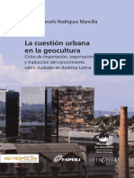 Libro - La Cuestión Urbana en La Geocultura - Marcelo Rodríguez - 2020