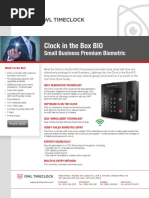 Clock in The Box BIO: Small Business Premium Biometric