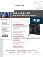 Clock in The Box BIO: Small Business Premium Biometric