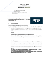 Taller 1. Novedades Norma Iso 14001 Versiones 2004 y 2015 Sem Ii.