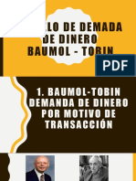 Modelo de Demada de Dinero de BAUMOL - TOBIN