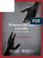 oms prevencion del suicidio - un imperativo global