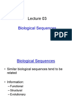 Biological Sequences