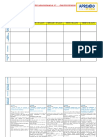 Esquema de Planificador Semanal