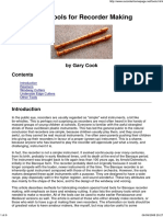 Hand Tools For Recorder Making PDF