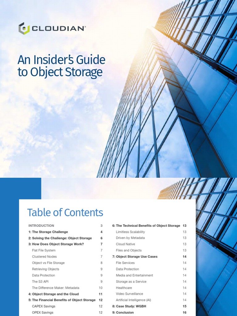 An Insider's Guide To Object Storage | PDF | Cloud Computing | Metadata