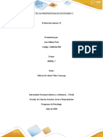 Informe Final de Prácticas Profesionales Escenario 2