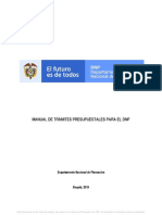PP-M01 Manual de Trámites Presupuestales para El DNP. Vigencias Futuras PDF