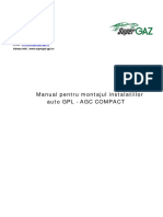 Manual de Montaj Instalatie GPL AGC COMPACT - Ro - PDF