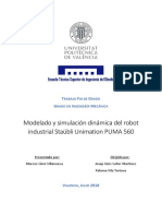 SIMÓ - Modelado y Simulación Dinámica Del Robot Industrial Staübli Unimation PUMA 560