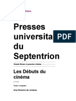 Claude Simon, la passion cinéma - Les Débuts du cinéma - Presses universitaires du Septentrion