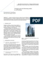 State-of-the-art structural designs and axial shortening studies of super high columns in a tall building
