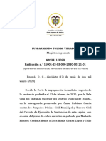 Remate de predio en zona de protección ambiental