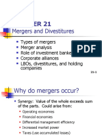 Mergers and Divestitures