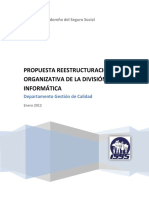 Propuesta Informatica Enero 2012 2 Planes de Reestructuracin y Modernizacin PDF